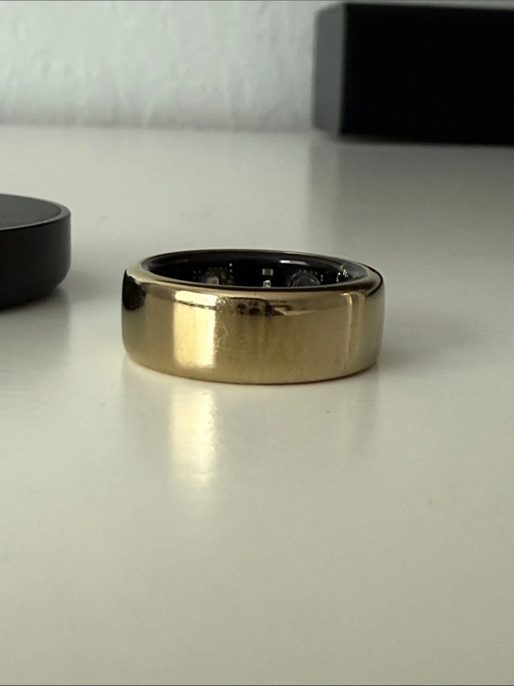 Oura Ring 3rd Generation size 7 Gold USED